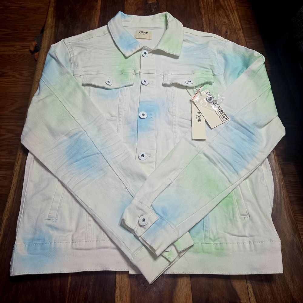 KDNK White Denim Jacket
